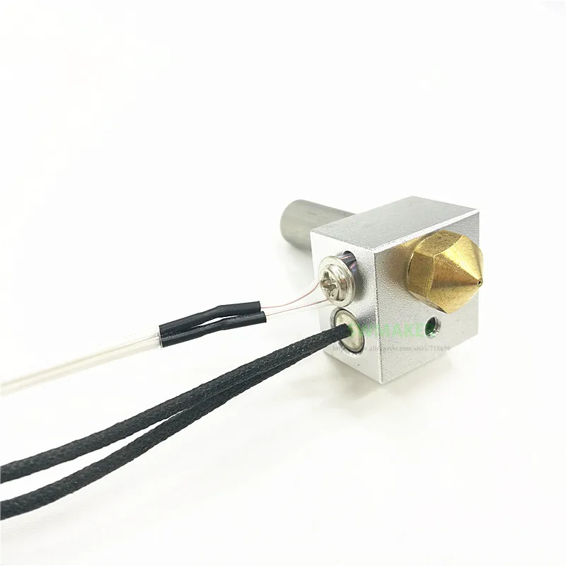 New WANHAO duplicator I3 PLUS 3D printer parts MK10 Extruder Hotend kit + heater cartridge + M3 Hex Thermistor