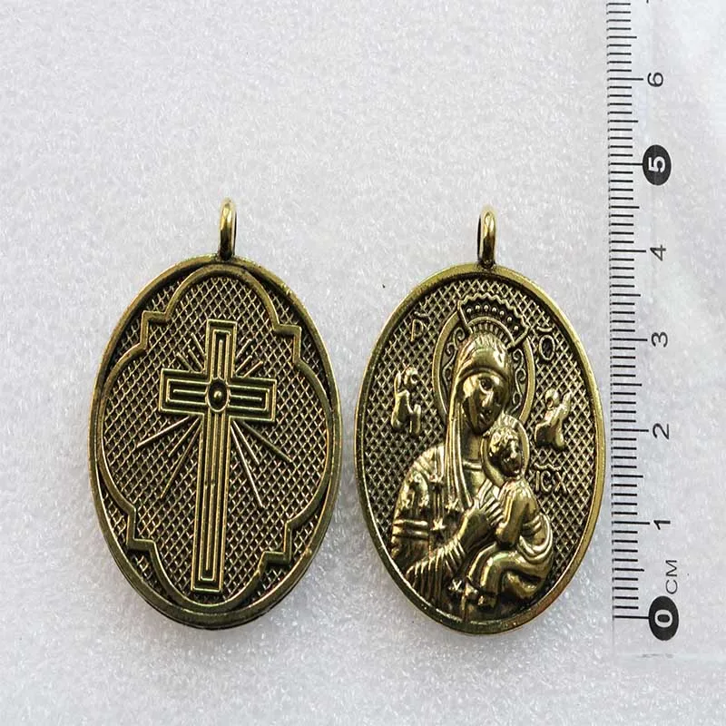 Charm Pendant Jewelry of Our Lady of Santa Ana, Religious Santa Maria Anaya Pendant Keychain, Prayer Gifts of Saint Raphael