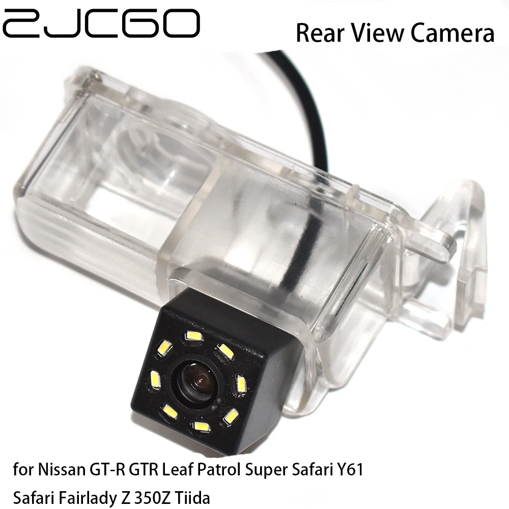 ZJCGO Car Rear View Reverse Back Up Parking Camera for Nissan GT-R GTR Leaf Patrol Super Safari Y61 Safari Fairlady Z 350Z Tiida