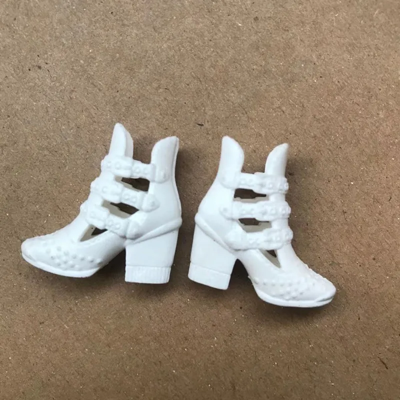 New Quality Original 1/6 Doll Shoes Sandals Boots Children DIY Dressing Toy Fashion Doll Accessories White Red Khaki Black Color