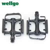 Wellgo M248DU Mountain MTB Road Bike Bearing Pedals 275g/pair Anti-slip Aluminum Alloy Ultralight Pedals Bicycle Parts 2 Colors