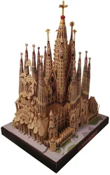 Holy Family GAUDI Barcelona Sagrada Familia Handcraft DIY Card Paper Model Kit Handmade Toy Puzzles papercrafts