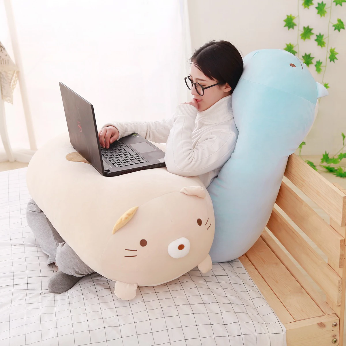 30CM Soft Animal Cartoon Pillow Cushion Cute Fat Dog Cat Totoro Penguin Pig Frog Plush Toy Stuffed Lovely kids Birthyday Gift