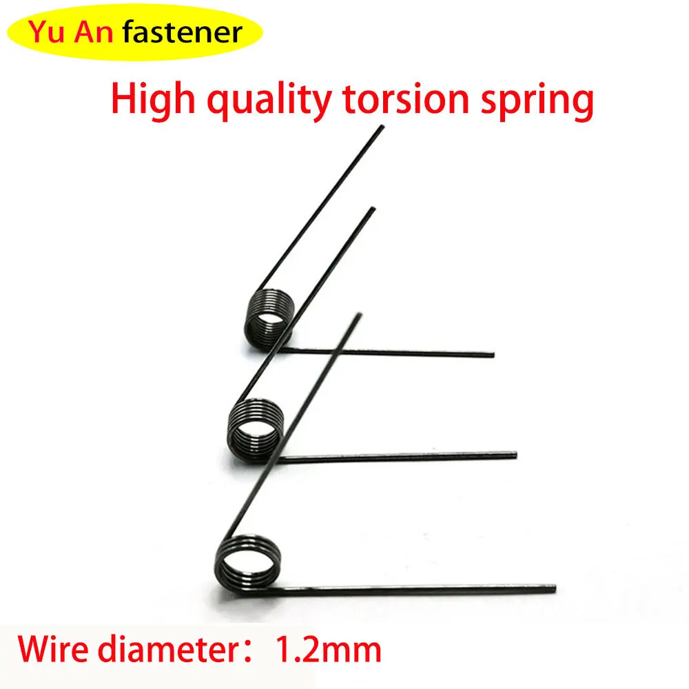 V-Spring, 1.2 Wire Diameter Torsion Small Torsion Spring, Hairpin Spring, 180/120/90/60 Degree Torsion Torsion Spring,  10pcs