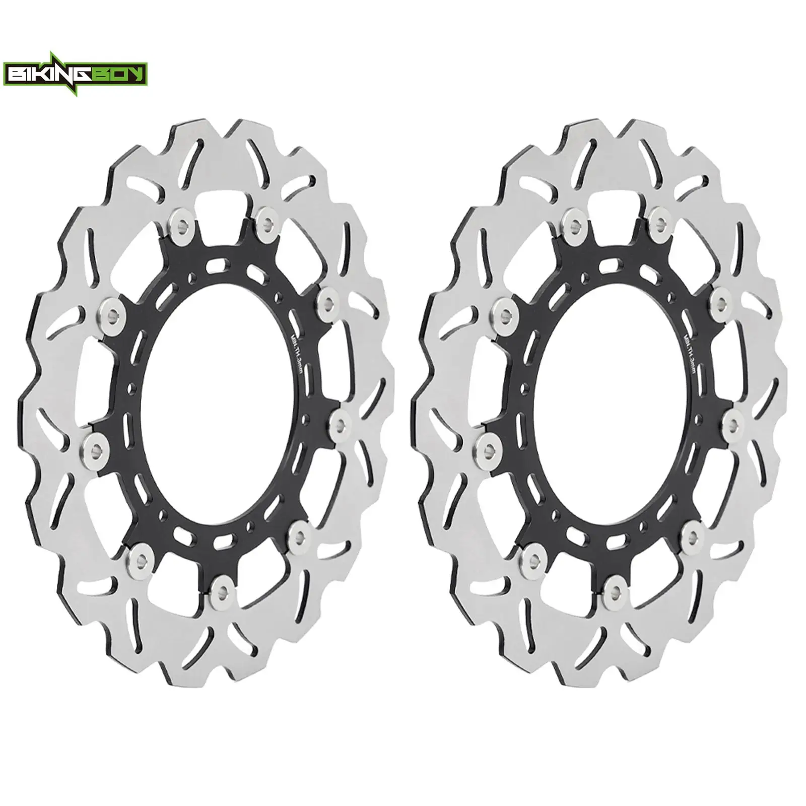 BIKINGBOY For 620 640 LC4 Adventure LC8 990 950 Enduro 690 R 400 EGS 640 LC4-E Supermoto 660 Rallye Front Brake Discs Rotors