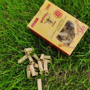 Hornissen Gefahr 120 x Hornissen 6 mm/7 mm dünne Nat Natur raffinierter Vorbereitungsfilter -Tipps 6 mm feiner Lager 8 Hauptverkaufstabakfilter Slim - №1