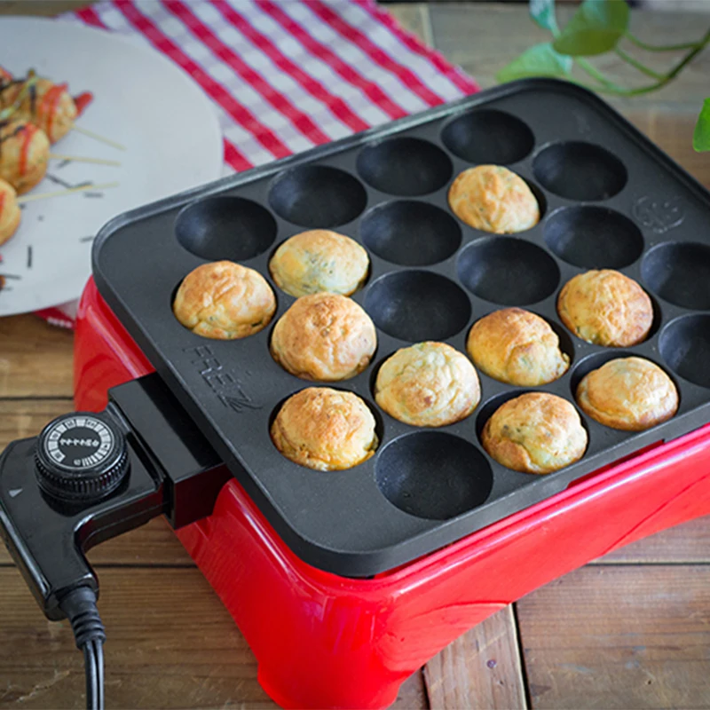 Takoyaki Machine 800W Household Takoyaki Making Machine Adjustable Temperature Steak Frying Machine 220V