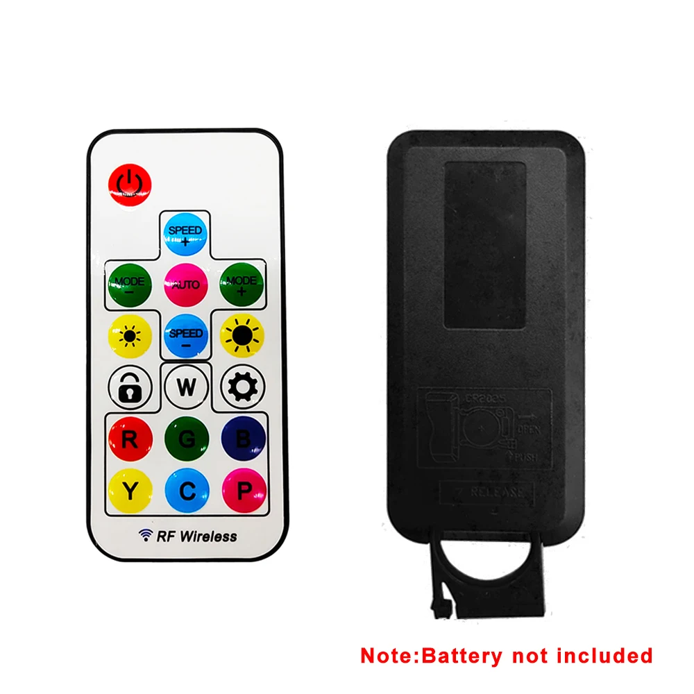 DC5V USB 17Keys Mini RF Controller Led Magic Color Wireless Remote For 3Pin Individually Addressable 5050 RGB Pixels Strip Panel