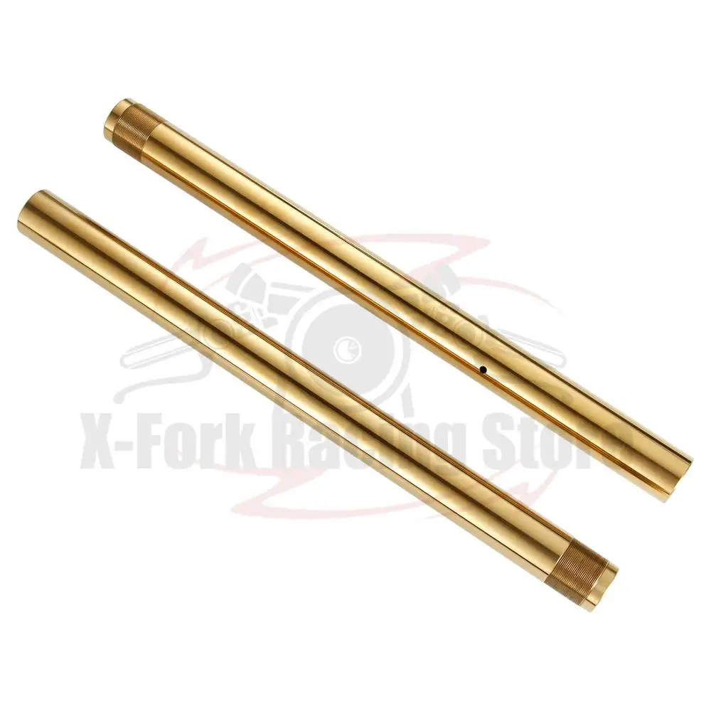 Oro Stanchion Forcella Anteriore Tubi di Tubi Interni Per Yamaha R1 2009-2014 2010 2011 2012 2013 43x559mm 14B-23120-0000 14B-23110-0000