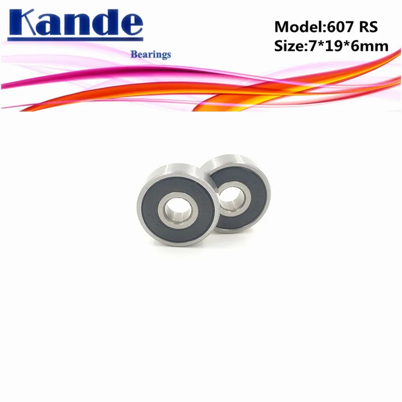 

Kande Bearings 607RS ABEC-5 P5 607 2RS OR Z3V3 607-2RS Miniature Ball Bearing 607 7x19x6mm 607 RS 6072RS