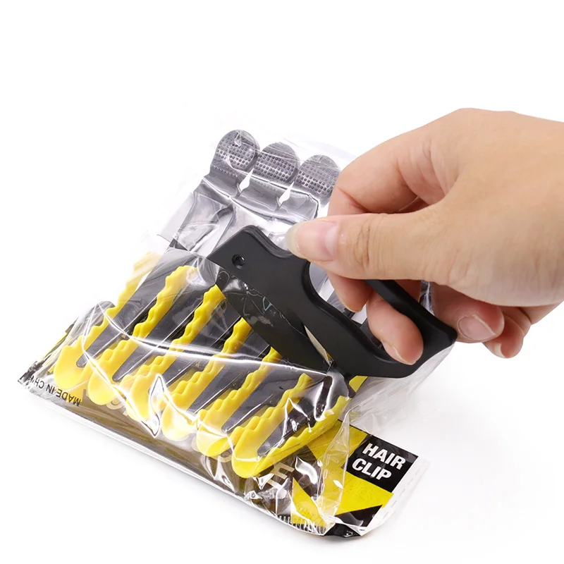 Ouvre-lettres en plastique, Mini enveloppe de courrier aiguisé, ouvre-documents de sécurité, lame de coupe gardée, équipement de bureau