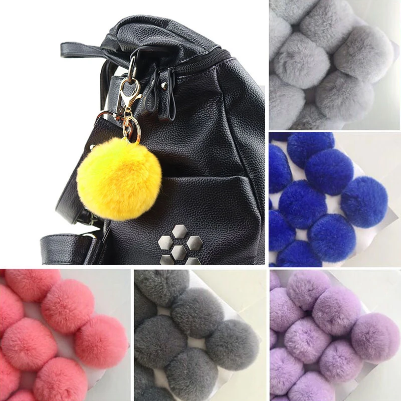 DIY Big Luxury Fur PomPom 100% Natural Fox Hairball Hat Ball Pom Pom Handmade Really Large Hair Ball Wholesale Hat With Buckle