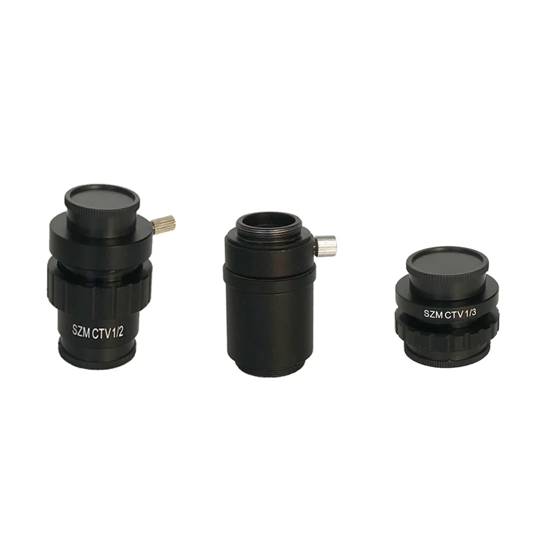 0.3X 0.5X C-Mount Lens SZM CTV1/2 1/3 1X Adapter For Trinocular Stereo Microscope Video Camera