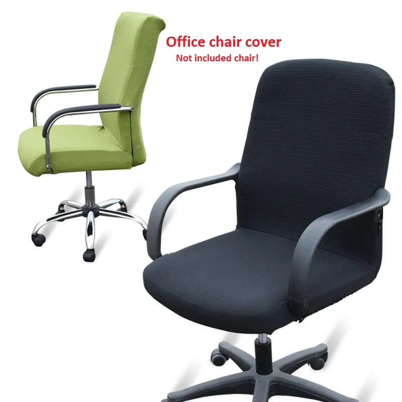 Office Computer Chair Covers, Armrest Chair Cover, Swivel Chair Cover, One Piece Elastic Chair Cover Only