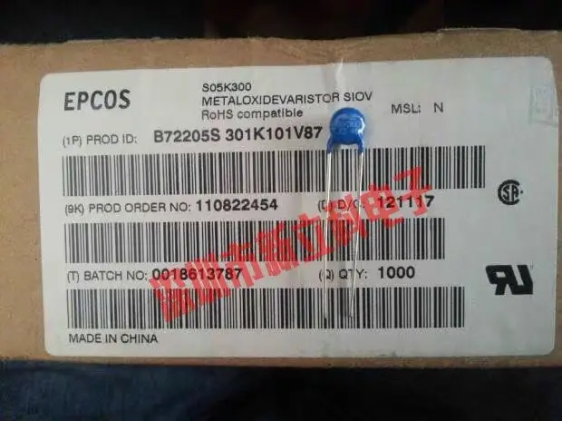 50/PCS S05K250 S05K275 S05K300 S05K320 S05K385 الأصلي شحن مجاني