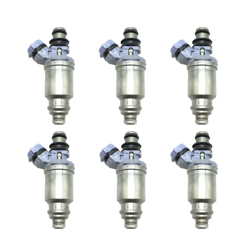 6pcs Fuel Injector Nozzle For Toyota CROWN CRESTA CHASER 1G-FE OEM:23250-70100 23209-70100