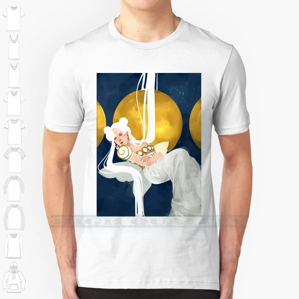 Klimt Inspired Shoujo 100% Cotton T Shirt Shoujo Anime Manga Princess Serenity Neo Queen Serenity Tee Short Sleeve Long Sleeve