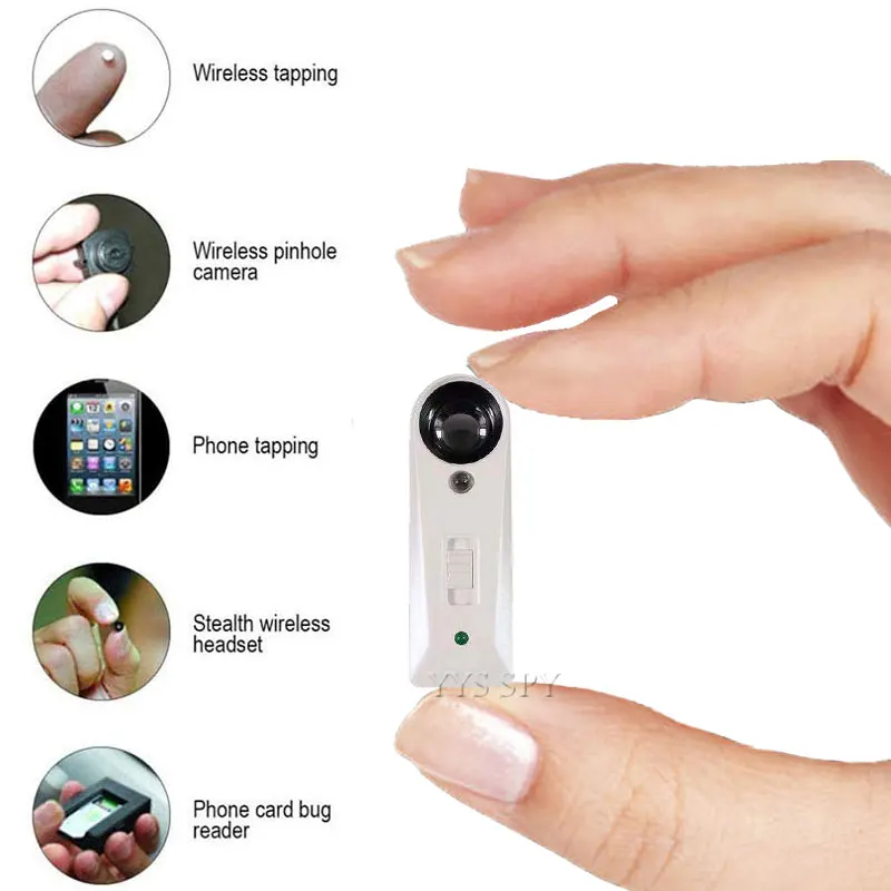 New Mini Anti Spy Hidden Camera Detector RF Signal Laser Infrared Detect Optical Lens Wiretapping Wireless Cam Bug Gadget Finder