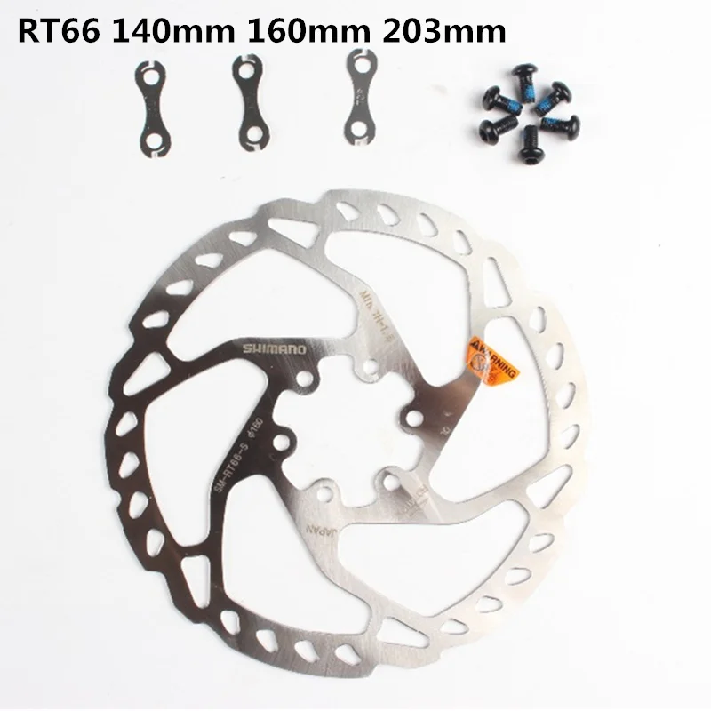 1PCS Shimano SLX ZEE DEORE SM-RT66 RT76 RT86 Disc Brake Rotors 160mm 180mm 203mm MTB 6 Bolt Type Disc Brake Rotors Cycling Parts