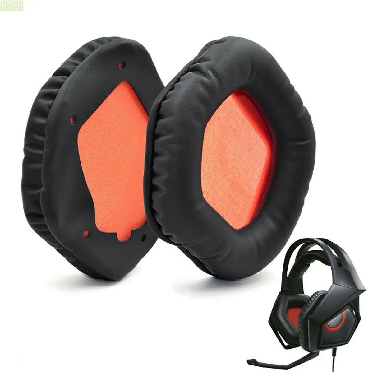 1Pair Headset Earpads Cushion Ear Pads Cover Replacement For Asus STRIX 7.1/2.0/PRO STRIX DSP Wireless Headphone