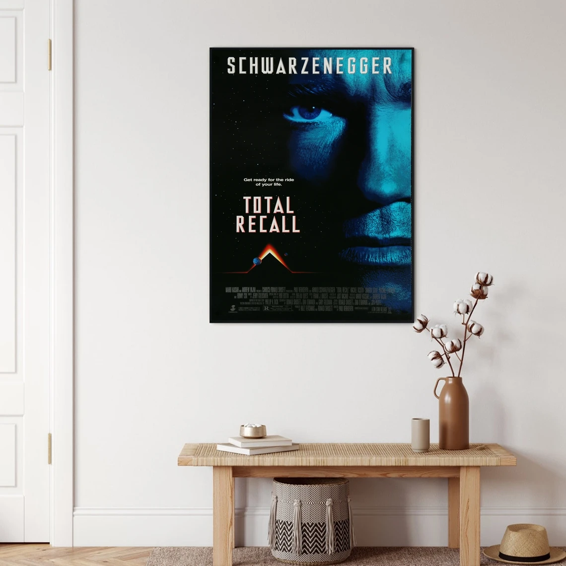 Total Recall Movie Poster Home Decor Classic Movie Cover Art Photo Canvas Poster Print Wall Painting