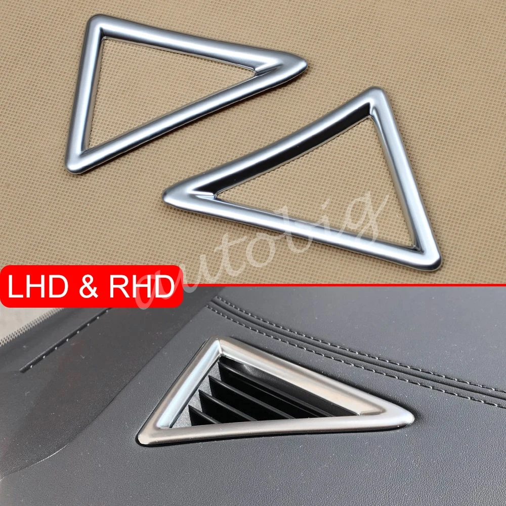 

For Toyota Alphard Vellfire 2016-2021 Dashboard Air Vent Molding Overlay Matte Chrome Interior Trims