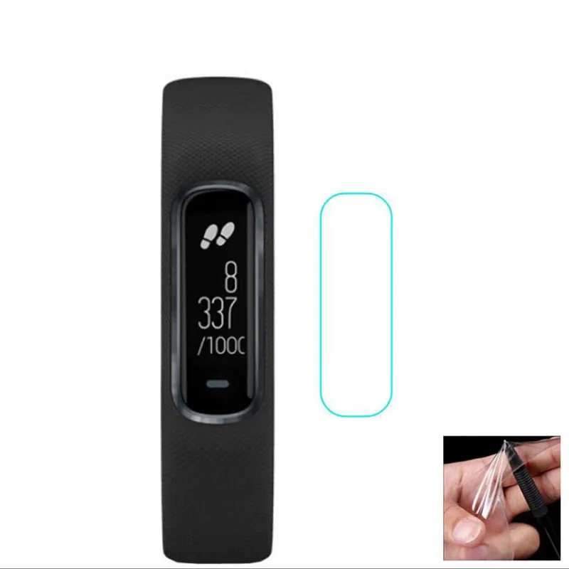Garmin Vivosmart 4 스마트 팔찌, 전체 화면 보호기 커버, 스크래치 방지 소프트 TPU 투명 보호 필름 가드