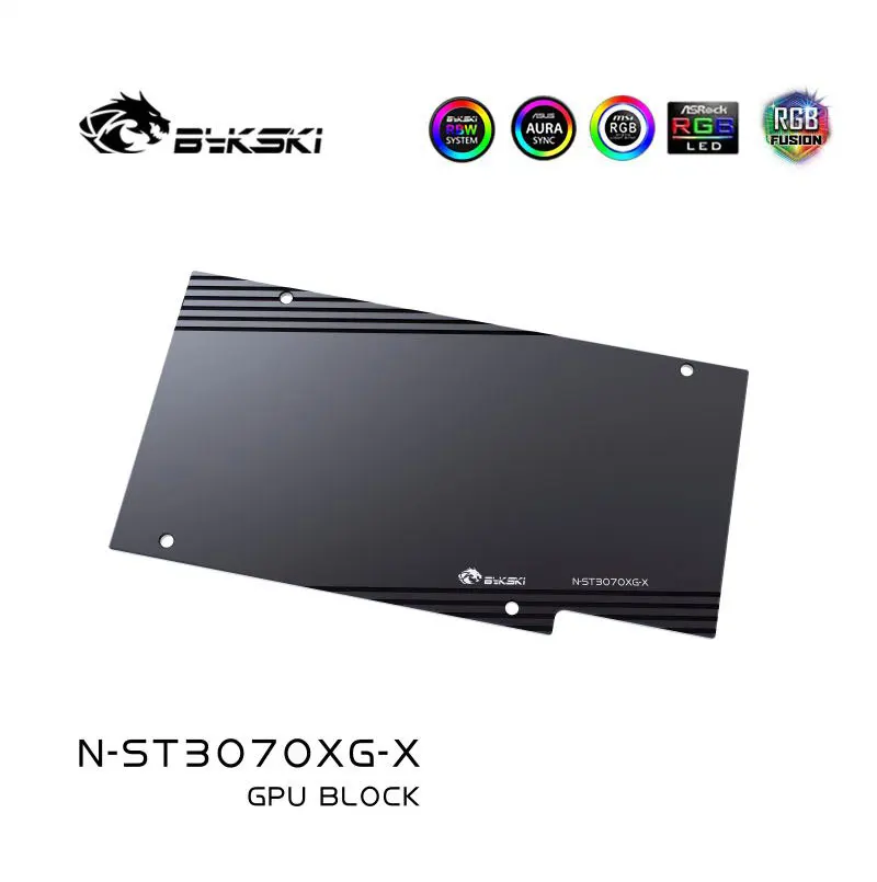 Bykski N-ST3070XG-X 3070 GPU Water Cooling Block For ZOTAC GeForce RTX3070 X-GAMING Liquid Cooling Cooler For video Card