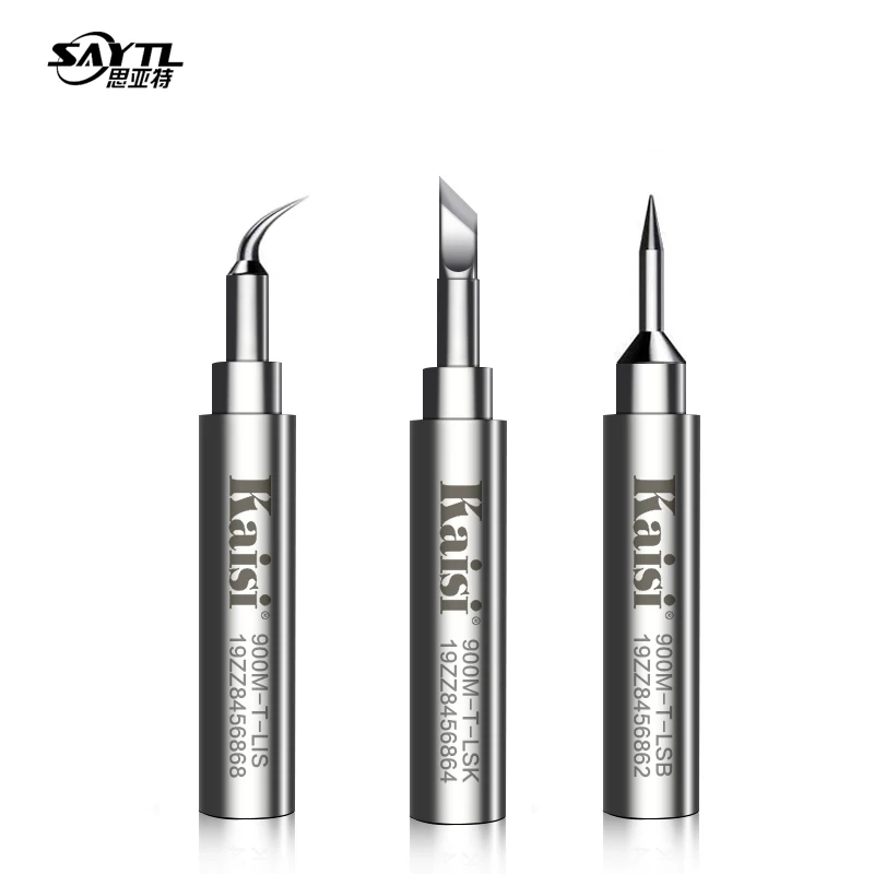 

Kaisi 900M-T soldering Iron tips high quality Lead-Free Solder Tips Welding Head for 936 937 Solder Station Welding tools