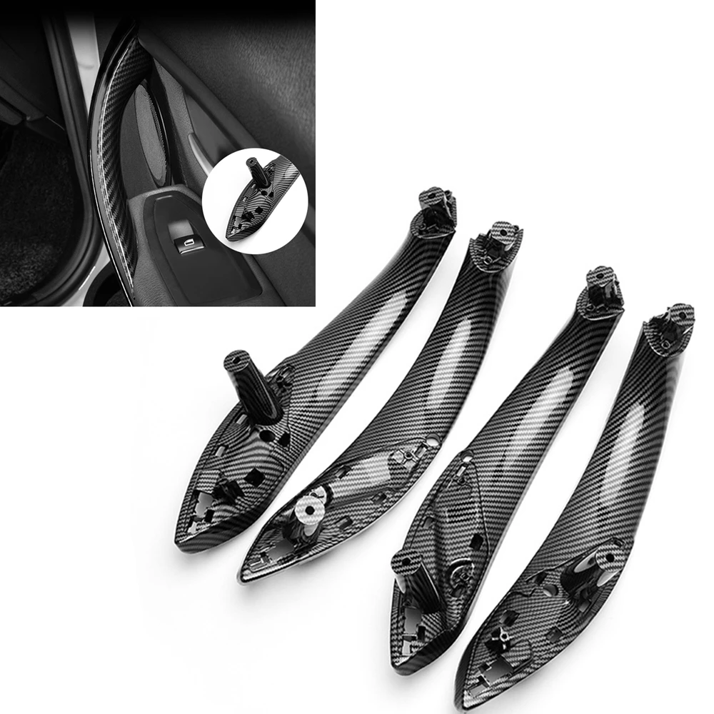 

Carbon Fiber Look Interior Car Door Panel Hand Pull Handle For BMW 3 4 Series F30 F31 3GT F34 F35 F80 M3 F32 F33 F36 F82 F83 M4