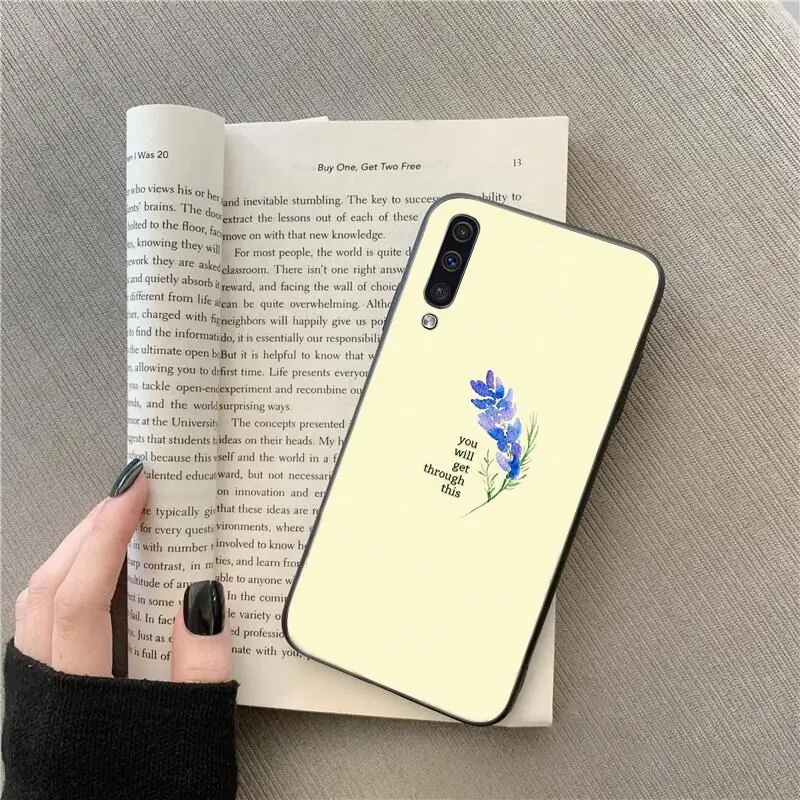 Yinuoda Great Aesthetic Flower art  Phone Case For Samsung Galaxy A7 A50 A70 A40 A20 A30 A8 A6 A8 Plus A9 2018