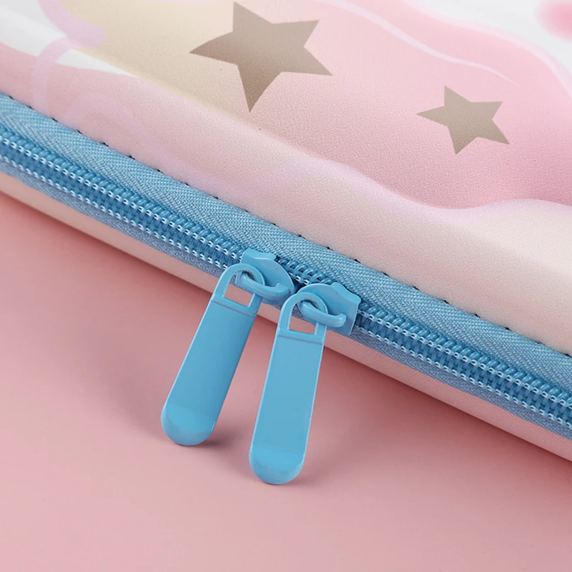 Unicorn Pencil Case Kawaii Pencil Box Large Stationery 3D Pen Case For Kids Office Trousse Scolaire Cute School Pencil Cases