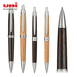 UNI PURE MALT Ballpoint Pen SS-1025 / 1015 Natural Hundred-year-old Oak Barrel Heavy-handed Ballpoint Pen Replaceable Refill