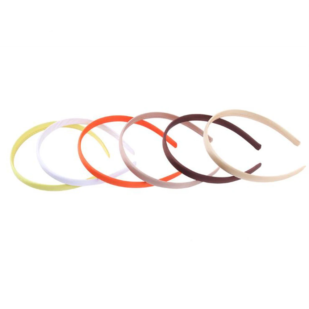 Simple Cotton Hairband Headband for Women Girls 1.5cm Wide Hair Band Head on Female Hair Hoop Band Headwear