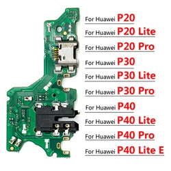 New Charging Dock Port USB Charger Connector Plug Board Flex For Huawei P9 P10 P20 P30 P40 Lite E Pro Plus