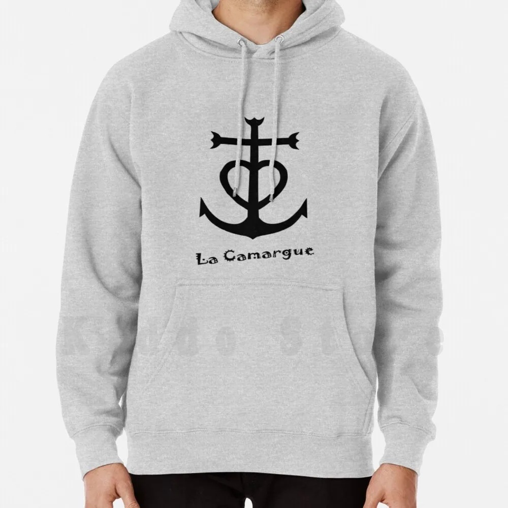 The Camargue Hoodie Long Sleeve The Camargue Guardians Camargue Cross Anchor Camargue Southern France