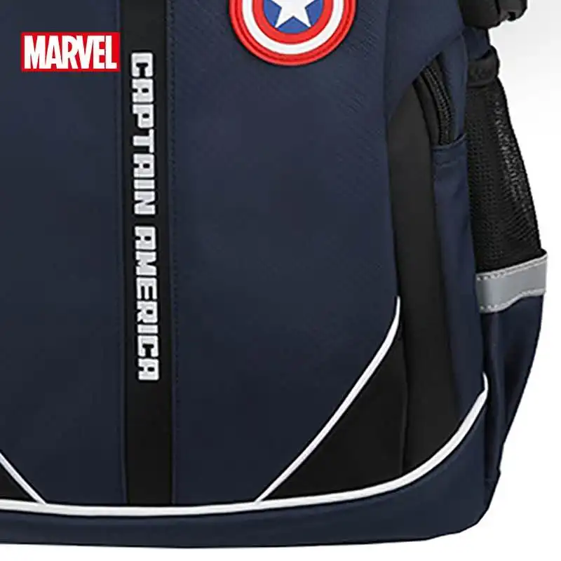 Sac à dos d\'école Disney pour garçons, spider man, captain america, iron man, grande capacité, pour élèves du primaire, nouvelle collection