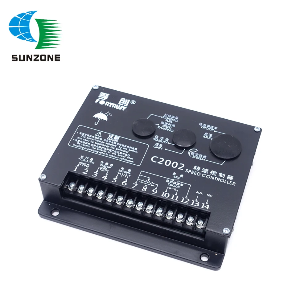 Fortrust Speed Controller C2002 Governor Speed Control Board For Grupo Electrogeno Generator Parts