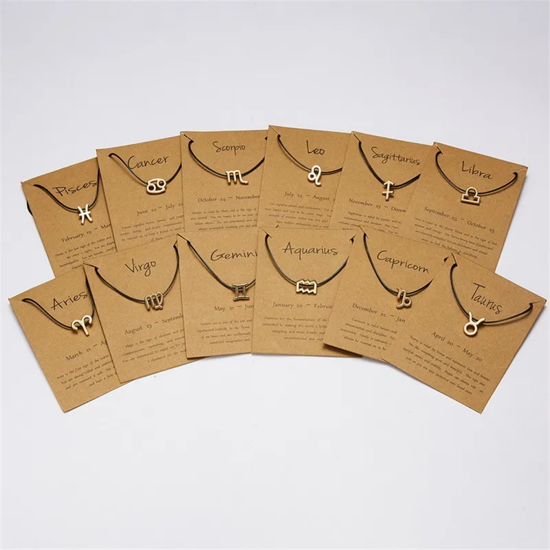 12 زودياك تسجيل سوار حبل أحمر سلسلة أساور Charm للنساء الرجال ليو الميزان الحمل كوكبة زوجين سوار بطاقة مجوهرات #5