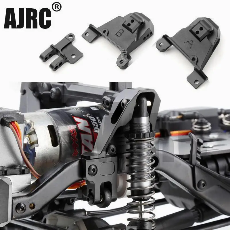 

Front and rear suspension bracket for Trax TRX-4 Defender Bronco g500 K5 Shock absorber holder Three-speed adjustable height