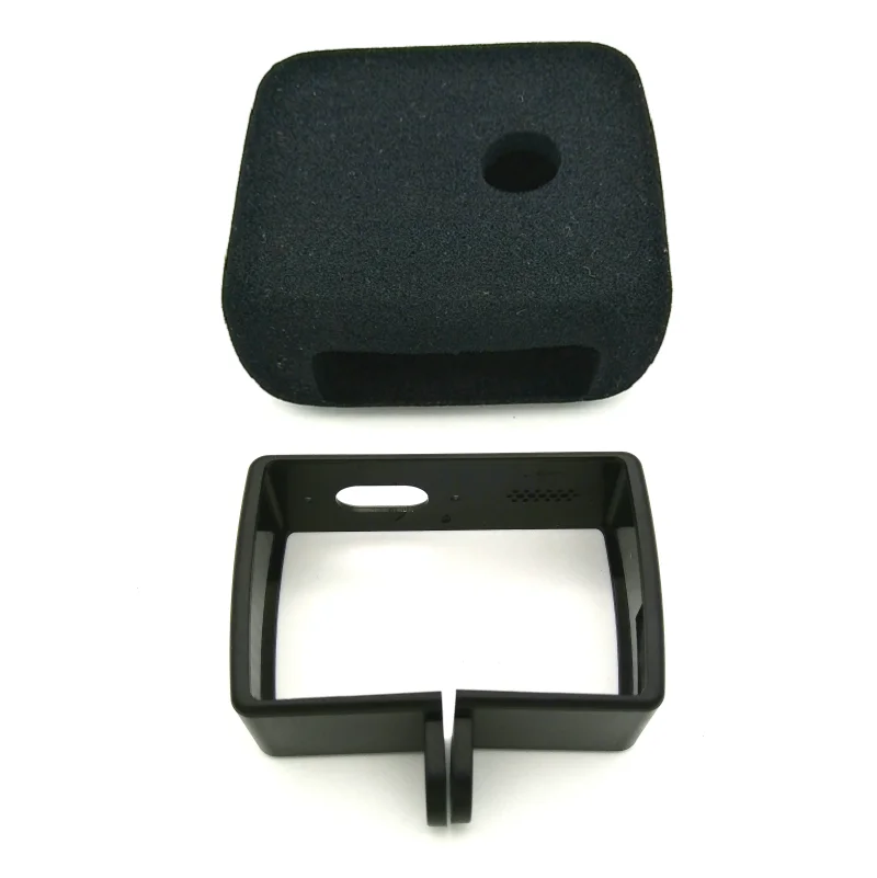 바람 소음 감소 sjcam sj 8/7/6 윈드 슬레이어 케이스 보호 스폰지 프레임 커버, Xiaomi Yi 4K/4K +/S300 H9R 카메라 액세서리