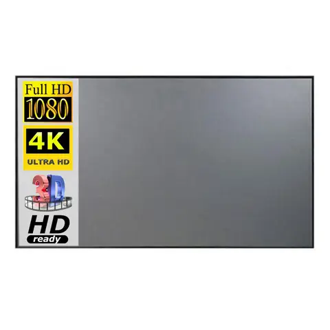 Salange Projector Screen Fabric 100 120 inch Screen Projection Portable Reflective Cloth For XGIMI H3 H2 YG400 for Xiaomi Beamer