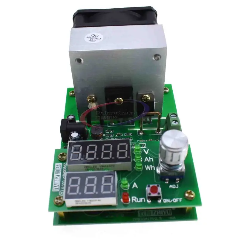 9.99A 60W/110W 30V Constant Current Electronic Load Discharge Battery Capacity Tester Meter With Dual LED digital Fan Module