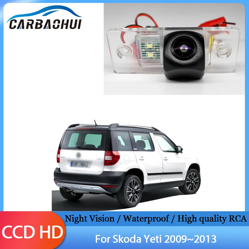 

Car Rear View Camera Reverse Back up Parking Night Vision Waterproof High quality RCA For Skoda Yeti 2009 2010 2011 2012 2013