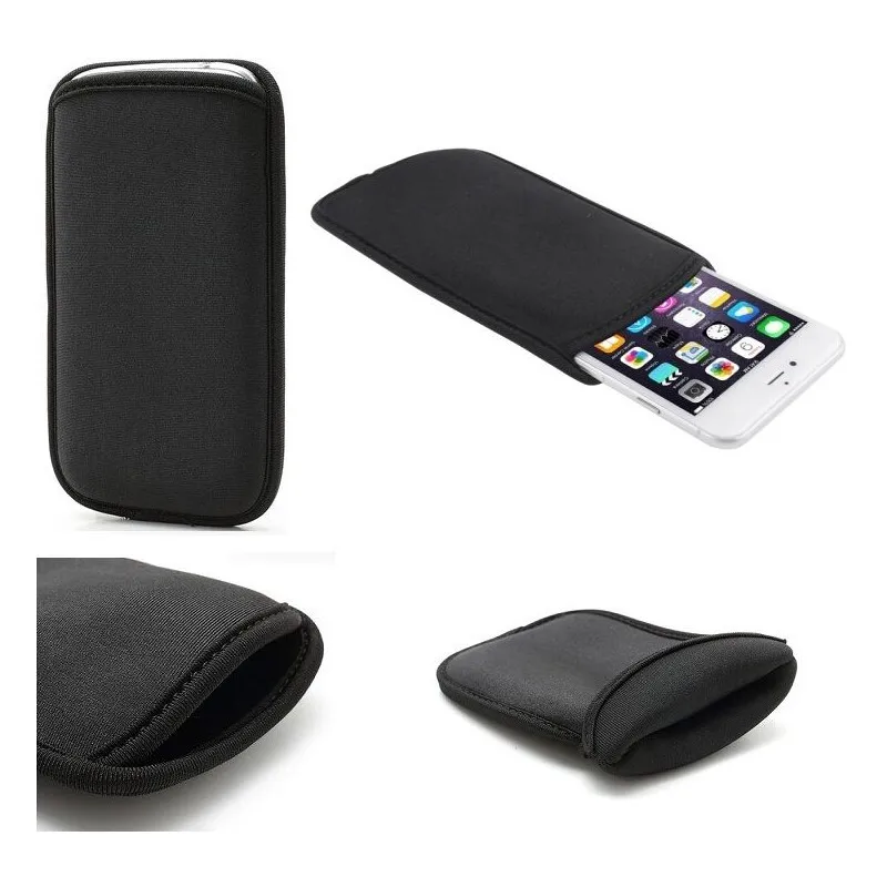 Uniwersalne neoprenowe etui ochronne na telefon iPhone 16 15 14 13 12 Pro Max Samsung Xiaomi Huawei Power Bank Shockproof Cover