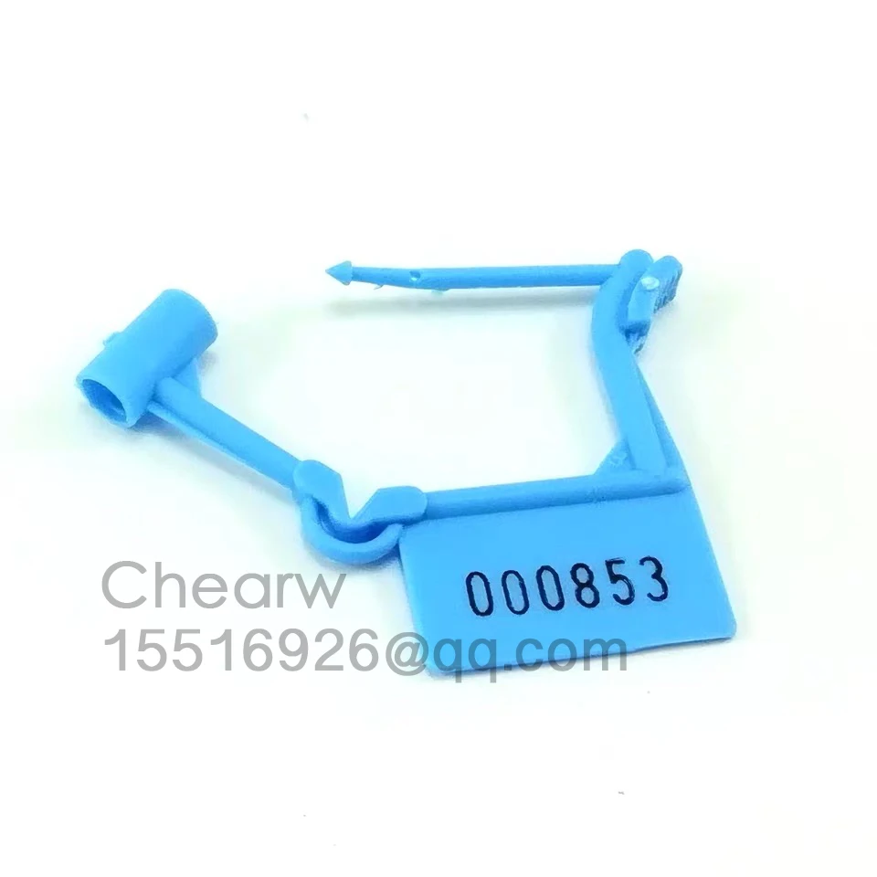 100pcs High quality plastic padlock disposable Lock Meter Seal chearw