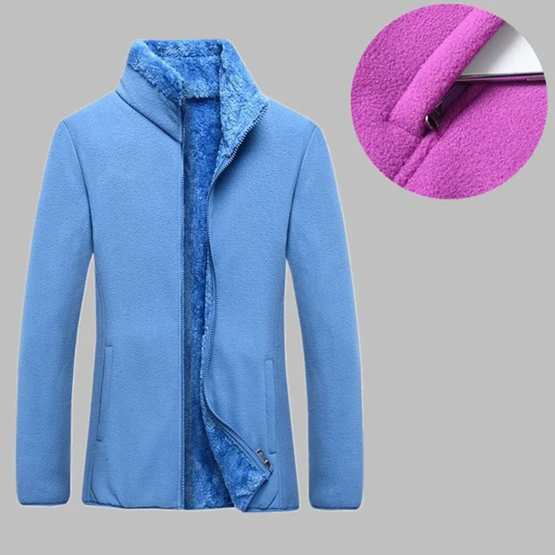 Thick Polar Fleece Jacket Women\'s Autumn Winter Outdoor Camping Hiking Thermal Coral Velvet Coat Female Mountaineering Clothes