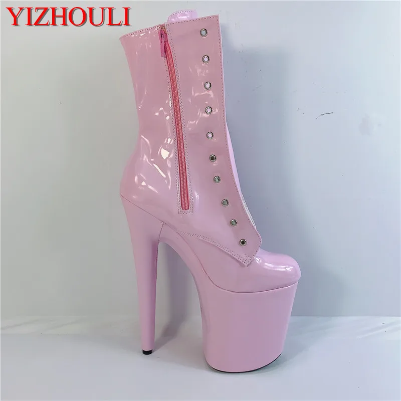 

20cm stilettos, multi-colour options, 8-inch pole dancing boots, sexy nightclub models, party stage and high-heeled ankle boots