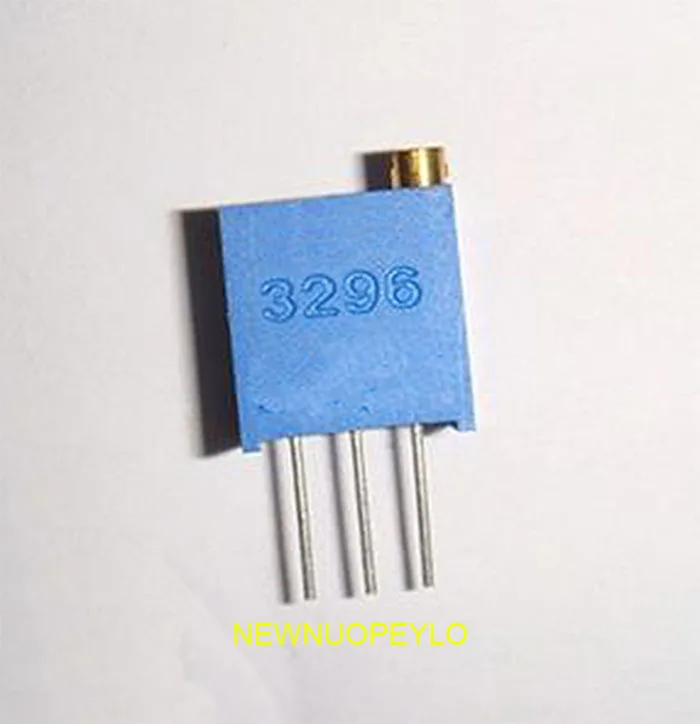 50pcs 3296W 50 100 200 500 ohm 1K 2K 5K 10K 20K 50K 100K 200K 500K 1M ohm 103 100R 200R 500R Trimmer Potentiometer  Connector