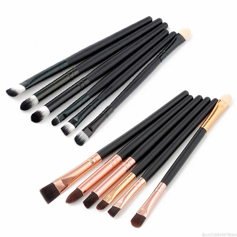 6pcs/set Makeup Brushes Set Professional Eye Makeup Brushes Set Eyeshadow Eyeliner Eyelash Eyebrow Lip Brush Makeup Tool